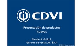 Silmar Webinar: Lanzamiento de Nuevos Productos - CDVI Silmar Webinar: Lanzamiento de Nuevos Productos - CDVI