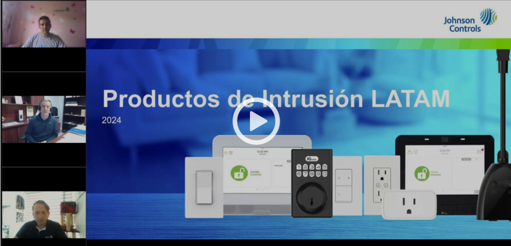 Latam Webinar: Presentación Comercial - Portafolio de Intrusión de Johnson Controls Latam Webinar: Presentación Comercial - Portafolio de Intrusión de Johnson Controls