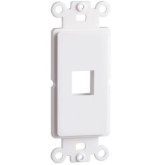 White Decor Plate Insert for 1 Keystone