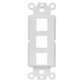 D&eacute;cor Plate Insert for 3 Keystones, Ultra White