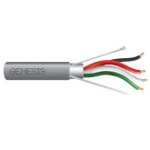 18/4 Stranded Shielded  CMR Cable - 1000', Gray