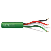 18/4 Stranded PlenumCMP/FT6 Cable - 1000' Reelin a Box, Green