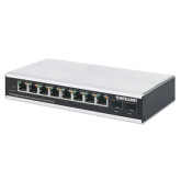 8-Port Gigabit Ethernet PoE+ Industrial Switch with 2 SFP Ports