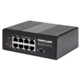 Industrial PoE-Powered 8-Port Gigabit Switch with PoE Passthrough