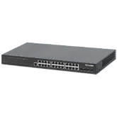 28-Port L2+ Fully Managed PoE+ Switch with 24 Gigabit Ethernet Ports and 4 SFP+ Uplinks