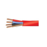 14/4 Solid Unshielded Riser Fire Alarm Cable - 500' Red