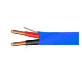 14/2 Solid Plenum Unshielded Fire Alarm Cable - 1000', Blue
