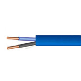 16/2 FPLP Plenum Unshielded Solid Cable - 500', Blue