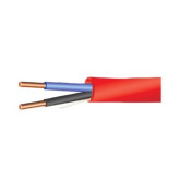 18/2 Solid FPLP Unshielded Plenum Rated Cable - 1000', Red