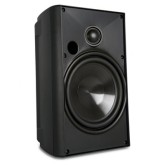 Outdoor Speaker with 5.25" Poly Woofer and 1" Tweeter, Black