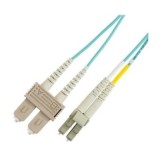 OM3 Multimode Duplex LC/ST Patch Cable - 6.56' (2m) Lenght