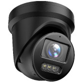 8MP ColorVu Strobe Light and Audible Warning Fixed Turret Network Camera - Black