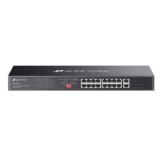Omada 18-Port Gigabit Unmanaged Rackmount Switch with 16-Port PoE+