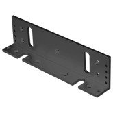 Black L-Bracket for 600 Lb Series Electromagnetic Locks
