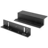 Black Z Bracket for 600 Lb Series Electromagnetic Locks