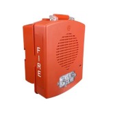 Eluxa NEMA 4x Horn Strobe - Red, Marked "FIRE"