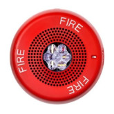 Eluxa Ceiling Chime Strobe - Red, Indoor