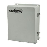 8-Port PoE+ Outdoor Hardened Switch with Optimized Lithium Iron Phosphate Battery Charger