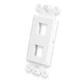 Decor Keystone Wall Plate, Single-Gang, White