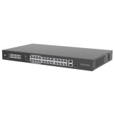 24-Port Unmanaged Ethernet PoE Switch