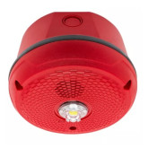 L-Series Outdoor LED Ceiling Mount Horn Strobe - Red