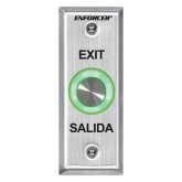 Outdoor Piezoelectric Request-to-Exit Pushbutton Slimline