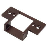 Bronze-Colored Aluminum Low-Cut Strike Plate