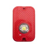 L-Series Outdoor LED Wall-Mount Strobe - Red, Compact