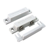 Screw-Terminal Surface-Mount Magnetic Contact - White, 3/4&Prime; (19mm) Gap