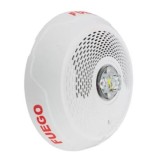 L-Series Indoor LED Ceiling Speaker Strobe - White, Marked "Fuego"