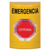 Turn to Reset Illuminated Buttons Only, Emergency - Yellow,