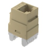 Cat 6 RJ45 Keystone Connector - Light Almond