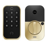 Yale Pro &reg; 2  Keypad Z-Wave Lock - Lifetime Brass