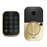 Yale Pro &reg; 2  Key-Free Touchscreen Lock - Lifetime Brass